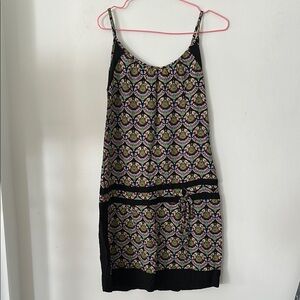 Elegant Multicolor Patterned Dress size L